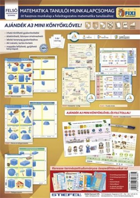 Tanulói munkalap csomag, 5 munkalap, 1 alátét, filc, STIEFEL "Matematika felsősöknek"